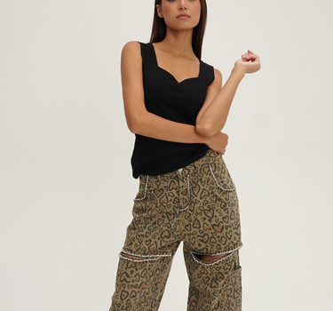 Leopard Jeans